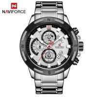 NAVIFORCE NF9165 Men Watches Clock Chronograph Stainless-Steel Military Waterproof Quartz Watch Male Wrist Watch